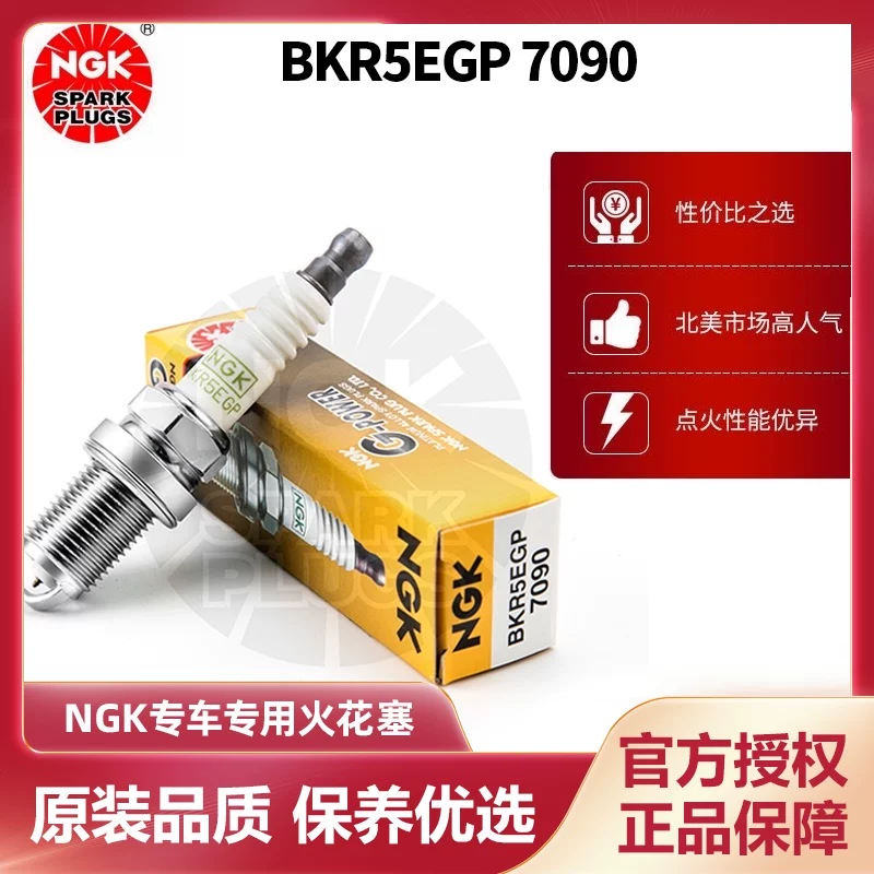 Свеча зажигания NGK Platinum BKR5EGP 7090 для Elantra Cerato Prima F3 BYD F3 Tengyi C30