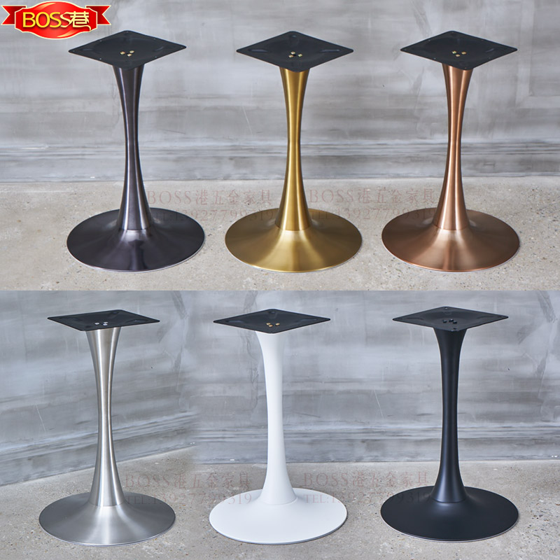 304 stainless steel gilded table foot black titanium alloy table legs titanium alloy legs white legs rose gold horn feet