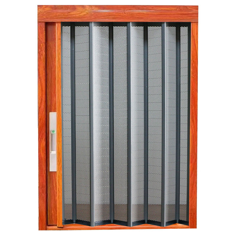Diamond Mesh Screen Window Mesh Self-Loaded Anti-Mosquito Screen Door Trackless Push-pull Invisible Home Perforated Telescopic Aluminum Alloy