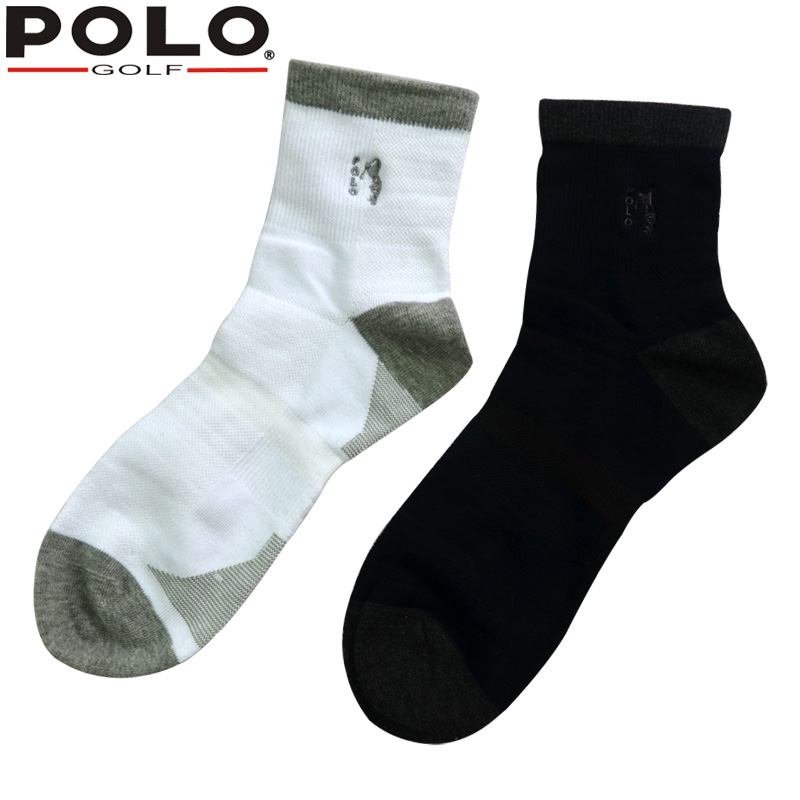 2 pairs of golf socks Men's ball socks Short Sox Sox pure cotton Sport Sox antibacterial sweats-Taobao