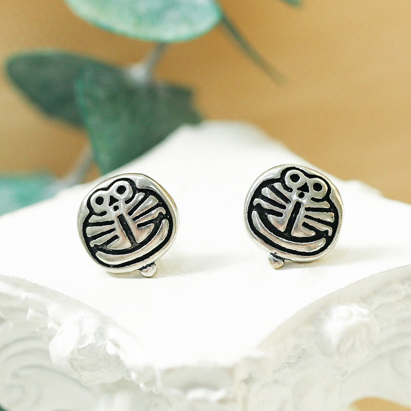 s925 Silver Retro Cat Earrings Fashion Cute Temperament Kitten Animal Earrings Earrings Earbone Studs Silver Jewelry Women - Taobao