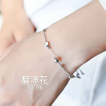Japan-ROK version s925 pure silver pentagram bracelet star-shaped Jane about small bracelet star fashion hand ring hand ornament female