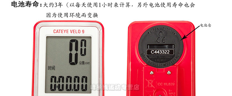 Compteur de vélo CAT EYE - Ref 2428356 Image 10