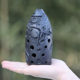 踏古 Tao Shi Shi Ten Pole Black Pottery Big Blockbuster Double Casting Professional Class Meteoritic Music Music Music Monastery
