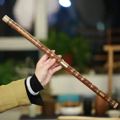 Step into the ancient beginner professional bitter bamboo horizontal flute students Children's test exam playing adult beginner zero-based flute