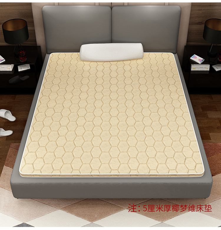 Dừa cọ nệm nôi nệm 1,5m 1,2m 1,8m đôi nệm cọ nệm mat lần duy nhất - Nệm giá nệm cao su non