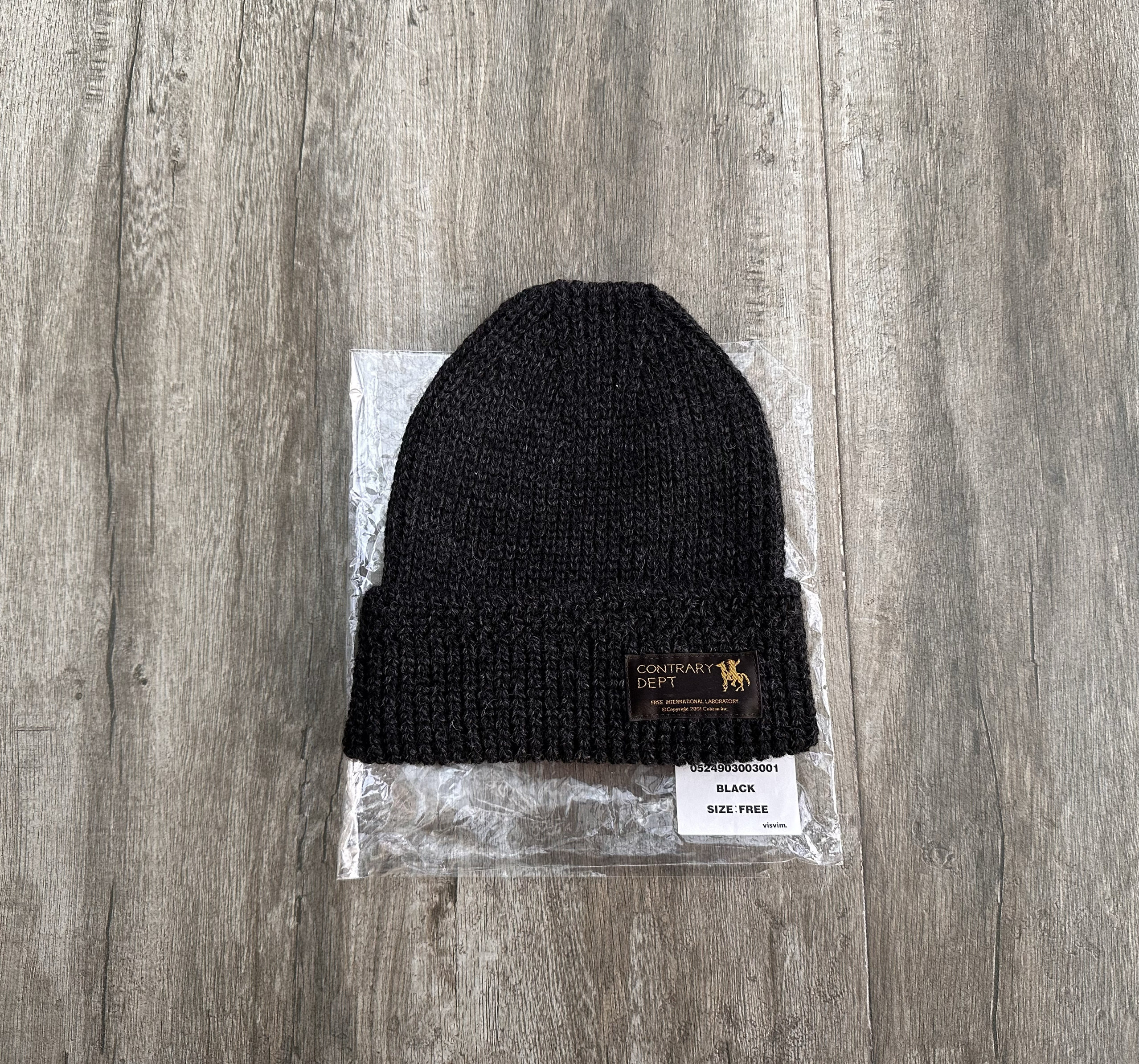 帽子 visvim 24AW CONTRARY DEPT KNIT BEANIE VISVIM C/D Contrary Dept KNIT BEANIE 24AW 军事羊毛纱线冷帽