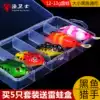 2021 New Luya Ray frog black fish special kill modified black Ray frog Lei Qiang Luya bait bait black hook frog