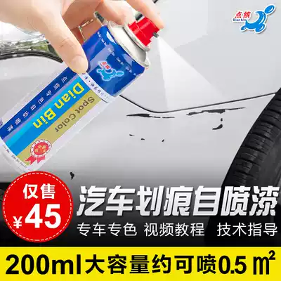 Dian Bin car spray paint tank surface scratches Scratch repair paint paint Pearl white black silver repair paint pen