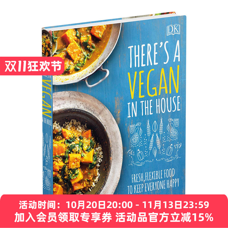 Original English Version: There's a Vegan in the House - a Guide to over 100 Vegetarian Recipes, Reference Book, Dk Hardcover Lifestyle Encyclopedia, Popular Science Reading Material, Imported English Books