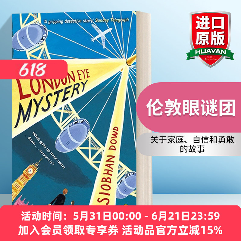 The Original English Novel the London Eye Mystery, the Ted Spark Series, the London Eye Mystery, English Version, Imported Original English Books