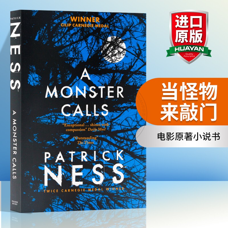 When the Monster Knocks at the Door English Original Novel a Monster Calls the Call of the Demon Carnegie Medal Award-Winning English Version of the Original Movie Novel Patrick Ness Imported Original English Book