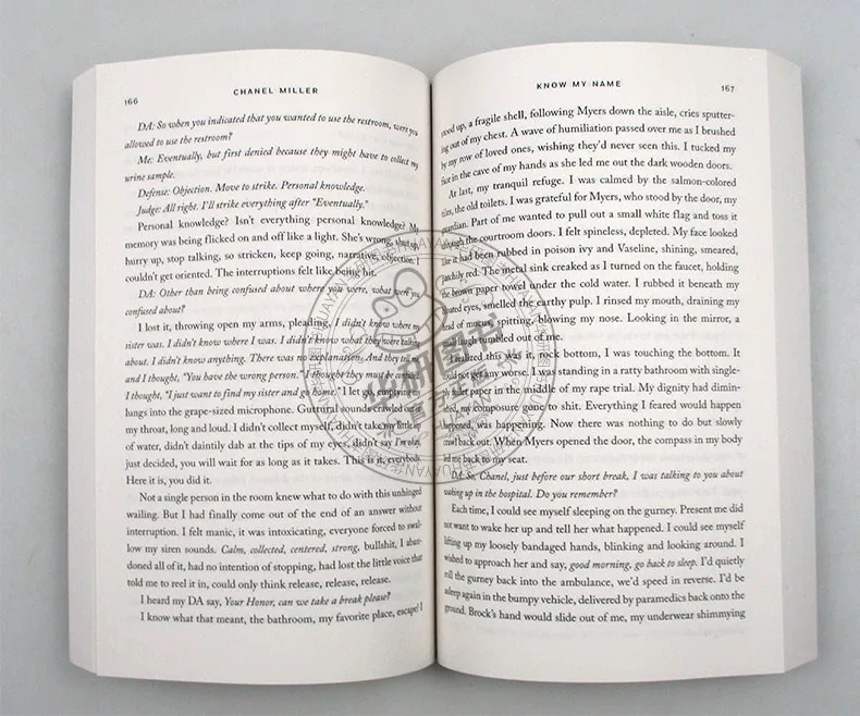 Know My Name A Memoir English original version Know My Name A Memoir English version biography Chanel Miller imported original English book
