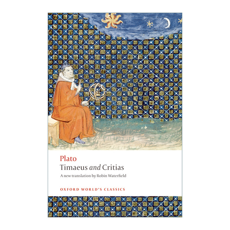 Plato's Original English Edition Timaeus and Critias Oxford World Classics Series English Version Imported English Original Books