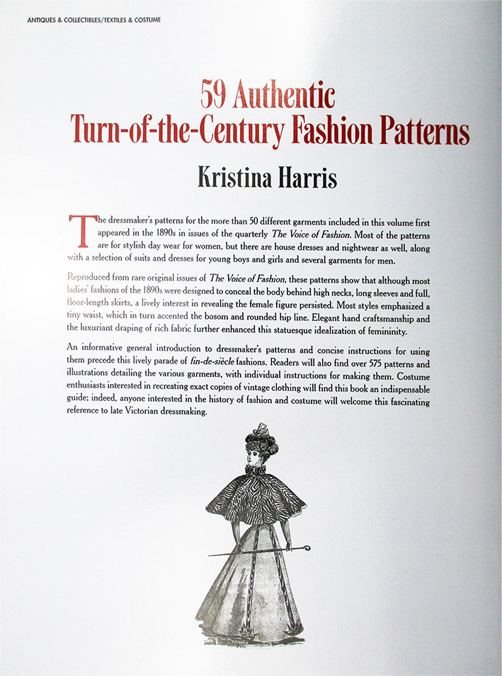 Buy Authentic Turn Century Women's Clothing Patterns - Product image 7