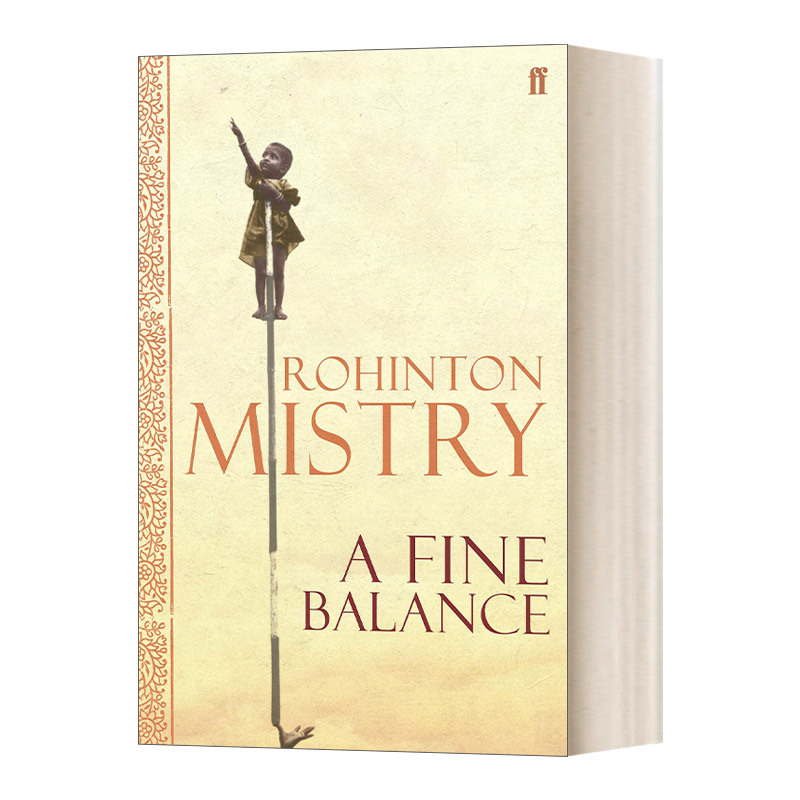 Original English Novel a Fine Balance by Rohinton Mistry, Shortlisted for the Giller Prize and the Booker Prize, English Edition, Imported Original English Book