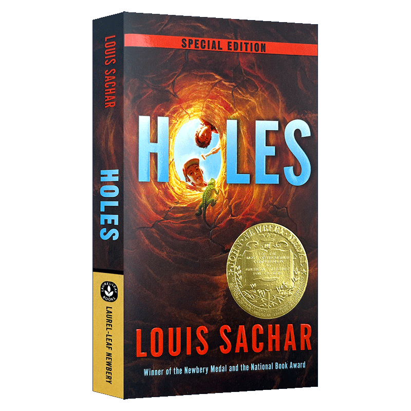 Holes 洞 英文原版 Holes Series 01纽伯瑞奖 别有洞天原著小说 儿童课外文学阅读书籍 Louis Sachar 英文版 ...
