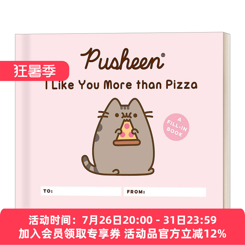 English Original Version Pusheen I Like You More Than Pizza English Edition Imported English Original Book English Original Version Pusheen I Like You More Than Pizza English Edition Imported English Original Book