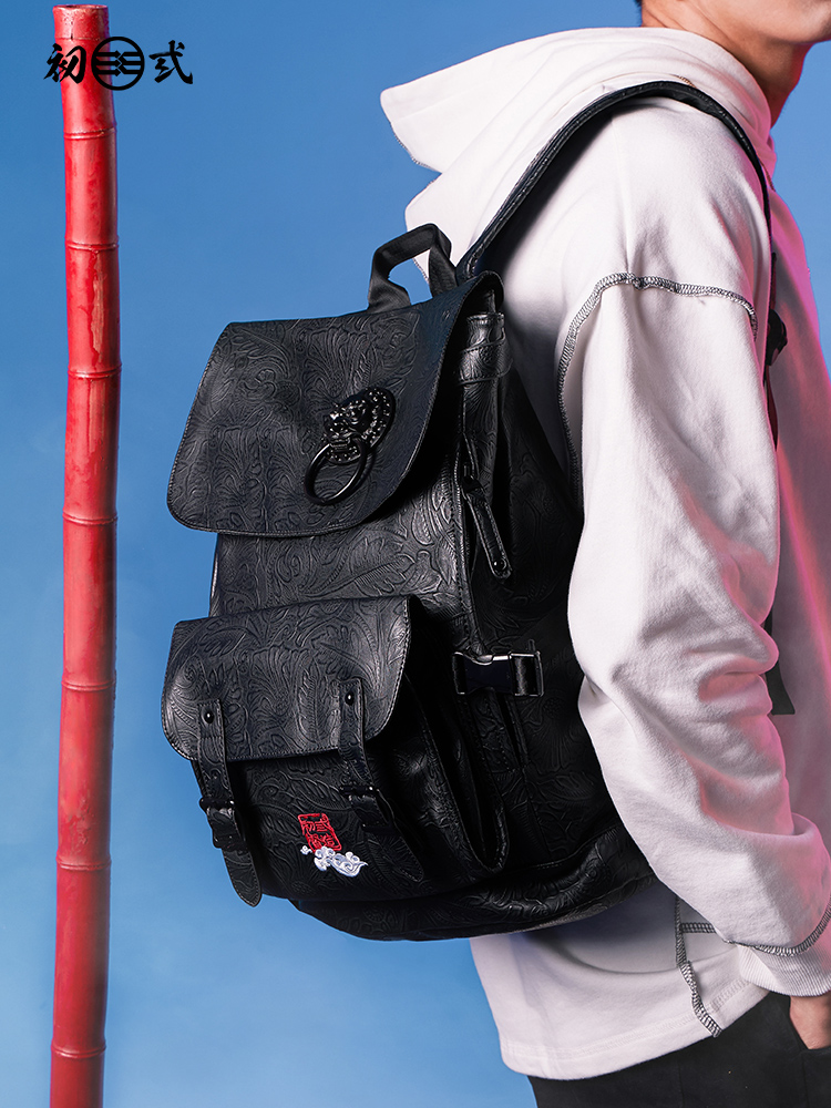 Early spring 2021 new fashion brand casual fashion shoulder bag male street shoulder bag student trend school bag female 41131