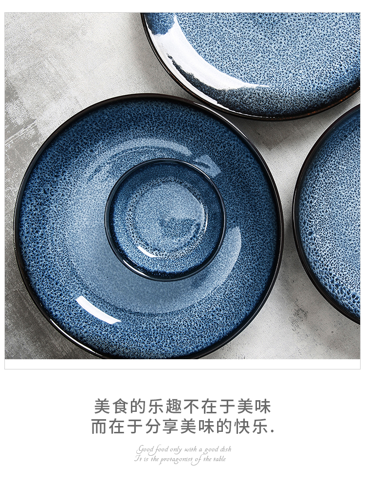 New star shine hand - made yuquan 】 【 Chinese tableware suit dishes ceramic dishes home four people 22 combinations