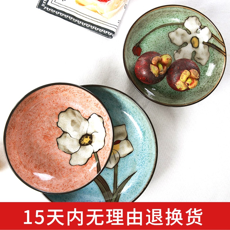 Yuquan dish plate of household ceramic plate plate plate disc tray was new fish dish of steamed fish plate