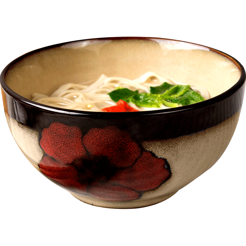 Says creative ceramic rice bowl yuquan 】 【 Japanese dishes and cutlery set big rainbow such as bowl soup bowl