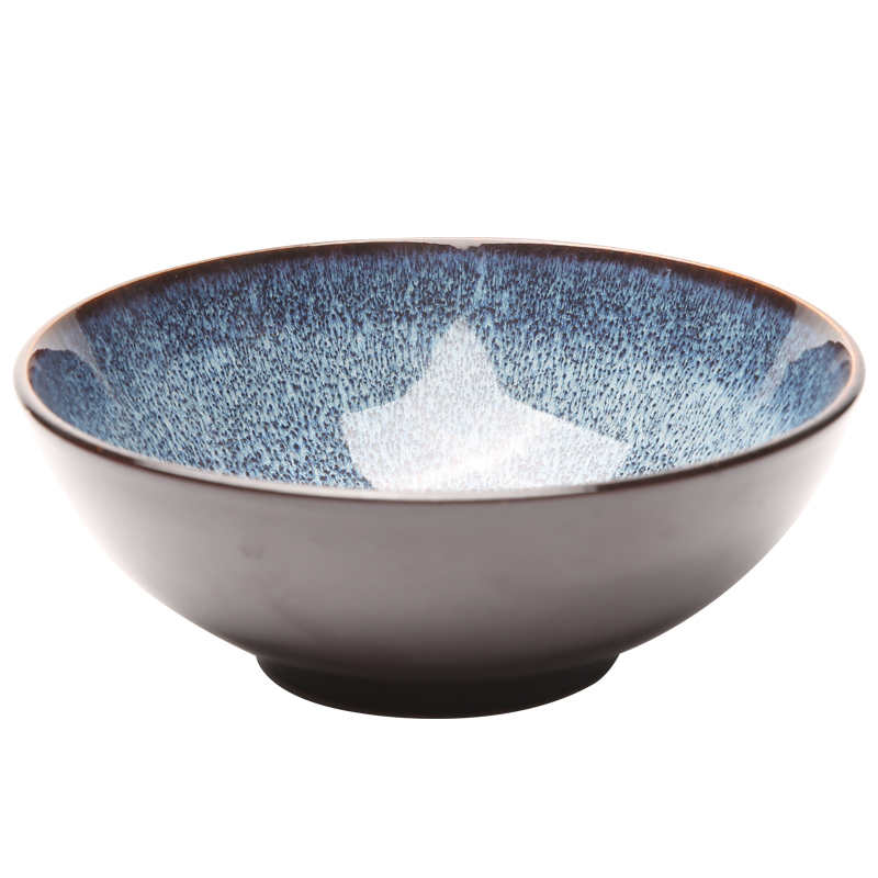 Attendance yuquan 】 【 Japanese rice bowls of pottery and porcelain household move rainbow such as bowl bowl noodles salad bowl 7 inches