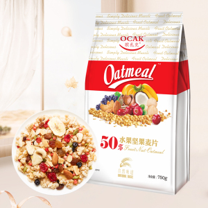 【双11预售爆款】欧扎克坚果麦片750g