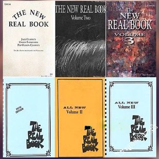 Jazz The Real Book1-3+The New Real Book1-3 Jazz Music All 6 sets