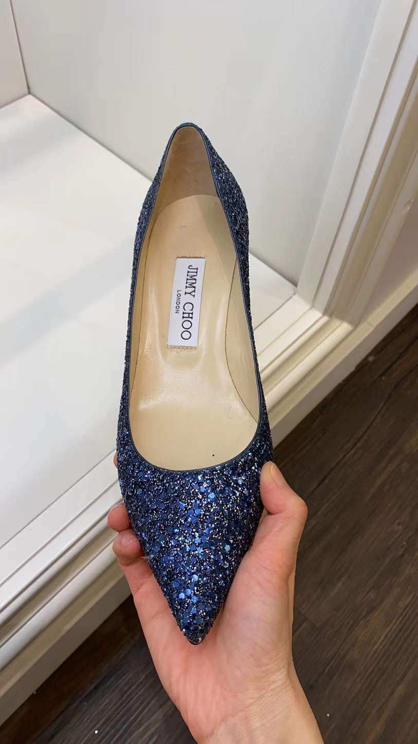 AB USA buys JIMMY CHOO JC ladies sparkling high heel single heel high AZA 3 5cm