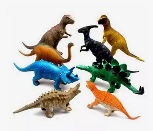 Emulated dinosaur model toy safety non-toxic 8 only loaded with F283 barking dragon and dragon sword dragon model