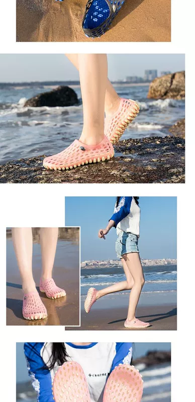 Dép Baotou nam 2019 mới hè hè ngoài trời sandal cá tính thời trang mang dép đế mềm lưới - Sandal