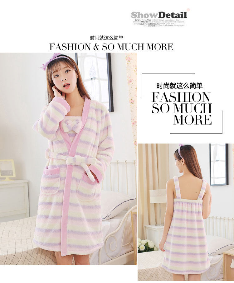 Peignoir jeunesse Arc-en-robe deux pièces - Ref 602666 Image 38