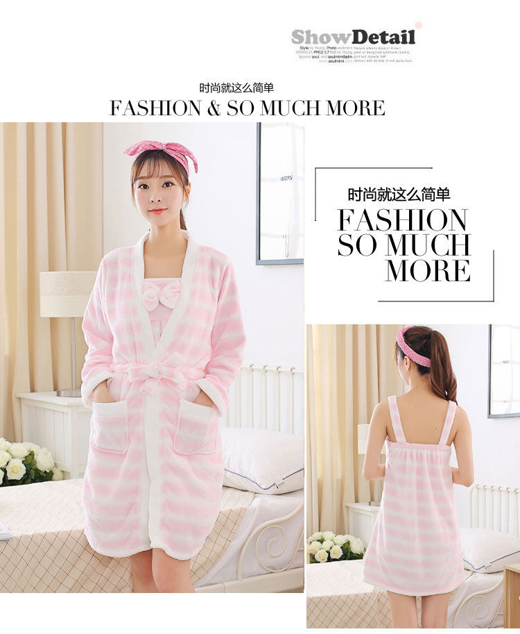 Peignoir jeunesse Arc-en-robe deux pièces - Ref 602666 Image 54