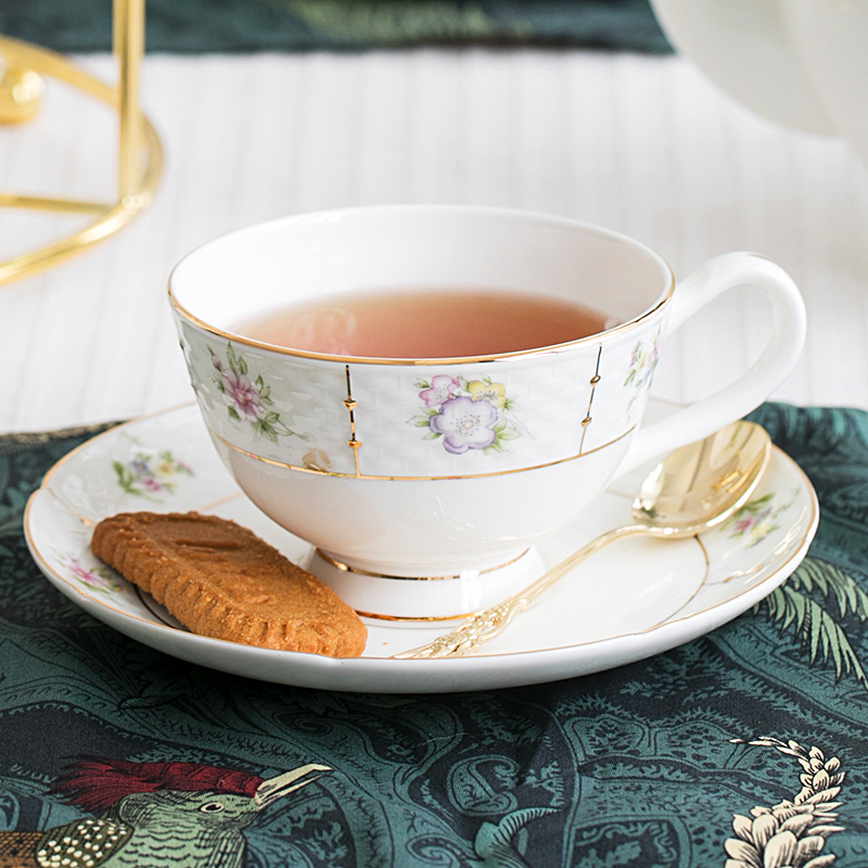 Anna 16 o'clock English afternoon tea bone china coffee set coffee cup European small luxury ceramic home