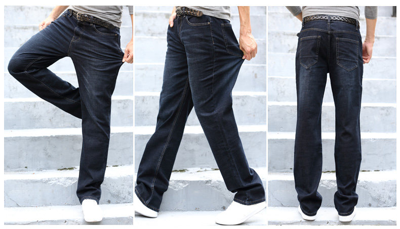 Jeans pour grands chantiers droite en vrac en coton pour automne - Ref 1464875 Image 49