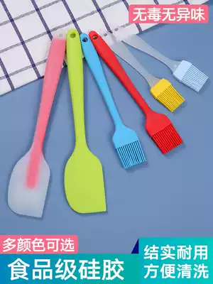 Oil brush scraper household silicone brush oil small brush Kitchen pancake barbecue tool high temperature baking cake shovel