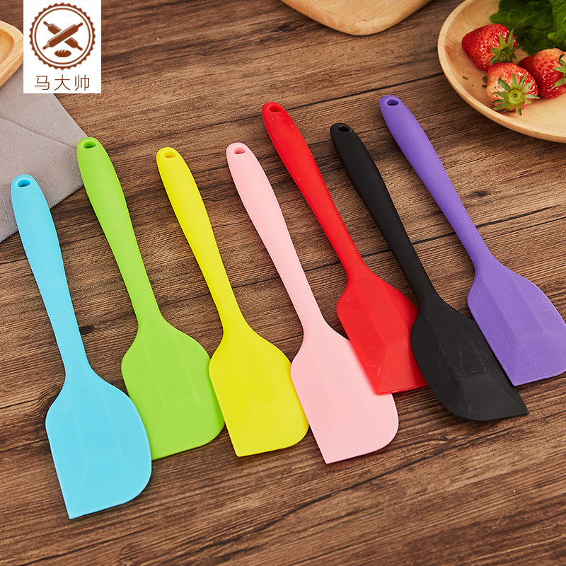 Baking high temperature resistant silicone Scraper Spade made of Bull Rolling Sugar Snowflake stirring tool to bake the cake cream Cream Smear