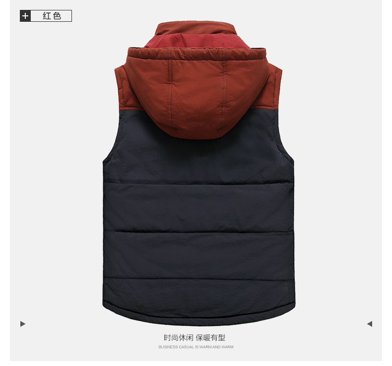 Vest nam mùa xuân và mùa thu mỏng phiên bản Hàn Quốc của xu hướng áo không tay trùm đầu thanh niên giản dị thể thao cotton mặc ngoài áo vest ao ba lo nam