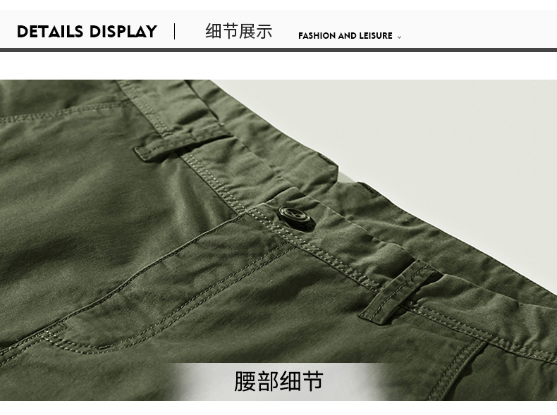 Dụng cụ quần short nam rộng nhiều túi cỡ lớn thanh niên giản dị 5 điểm quần mùa hè cotton mỏng phần năm quần quần jean nam đẹp