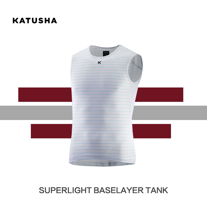 Katusha Swiss men sweat-free cycling underwear baselayer tank cool sweat
