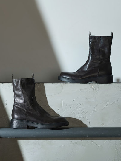 Highly Recommended! Super Soft Sole Calfskin Leather Martin Boots for Women, British Style, Size 40, Vintage Genuine Leather Mid-Heel Chelsea Short Boots