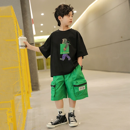 Летняя одежда, летний комплект, коллекция 2023, короткий рукав, подходит для подростков