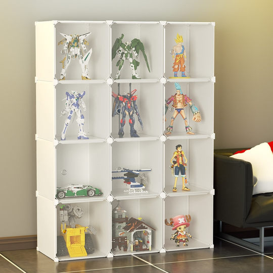 Dust-Proof Storage Box for Figurines, Children's Home Use Doll Blind Box Multi-Layer Building Block Protective Cover Display Stand