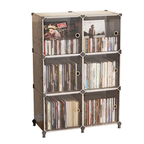Vinyl record rack 12-inch vinyl storage rack album old record CD cabinet bookcase disc classification display cabinet