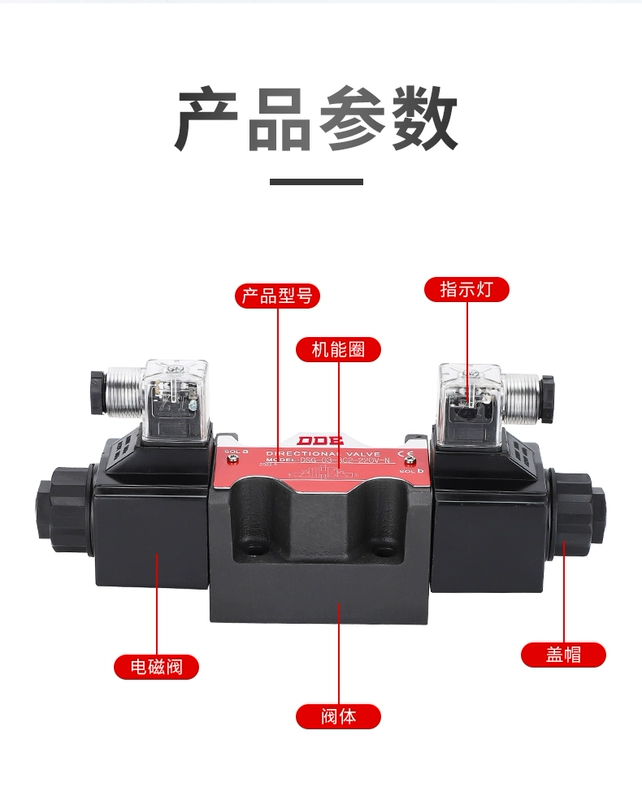 Van điện từ một chiều thủy lực DSG-03-2B2-A24/220-DL Van hai chiều 3C2 3C3 3C4 3C8