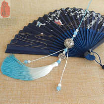 Hanfu cheongsam double-color tassel Bell waist waist hanging retro ancient palace accessories derivative Bell pendant