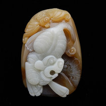 Natural Xinjiang and Tian Yushan Mountain Tiger Pendant Men Jade Pendant Sugar White Jade Jade Necklace Pendant Jade Pendant Jade Pendant Jade Pendant Jade Pendant Jade Pendant