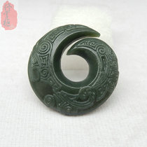 Natural Xinjiang and Tian Yuqing jade imitation ancient dragon hook jade pendant jade pendant jade pendant jade Pei jade accessories accessories