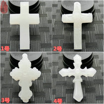 Natural Afghanistan jade cross jade pendant multiple pendant male and female jade jade jade pendant pendant necklace jade pendant